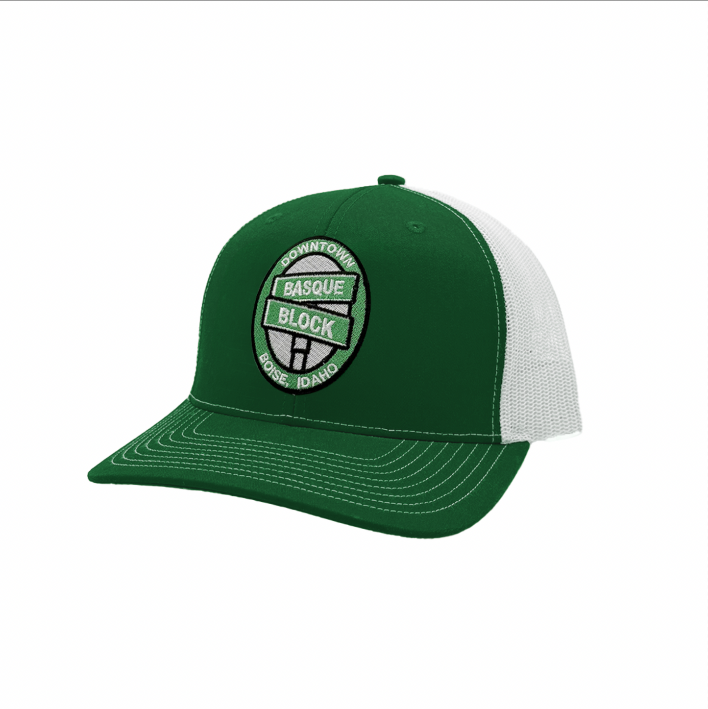 Basque Block Mesh Trucker Hat