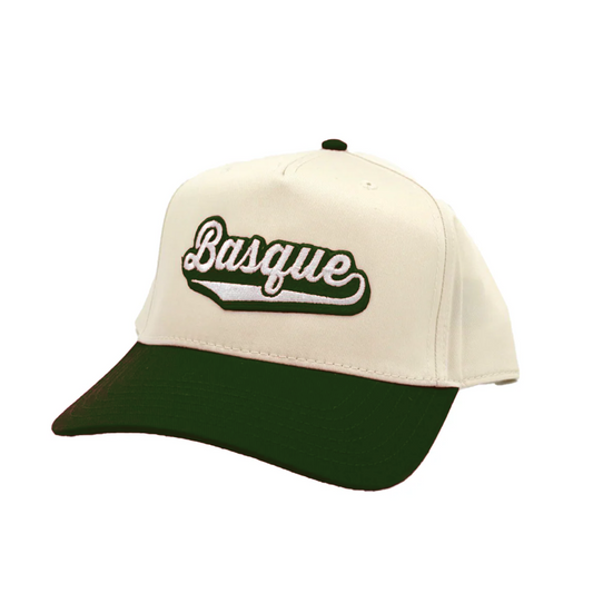 Green Basque Script Trucker Hat