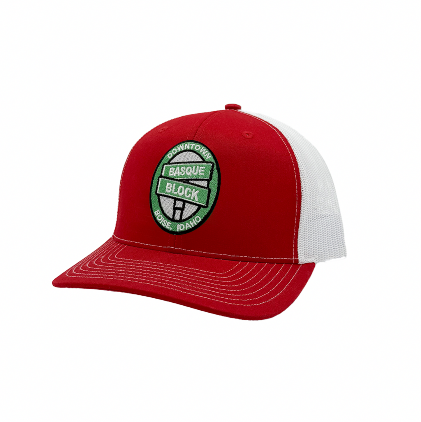 Basque Block Mesh Trucker Hat