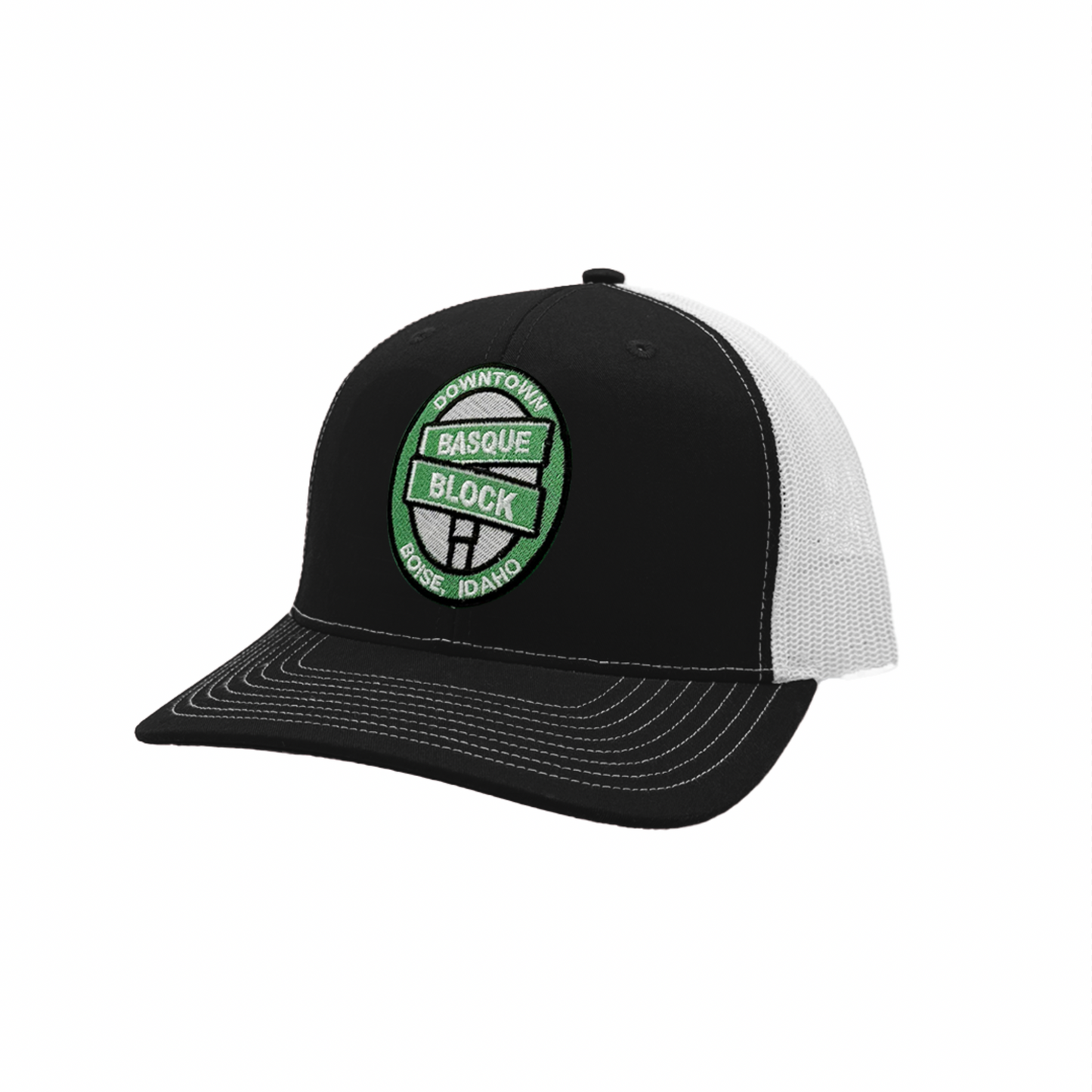 Basque Block Mesh Trucker Hat