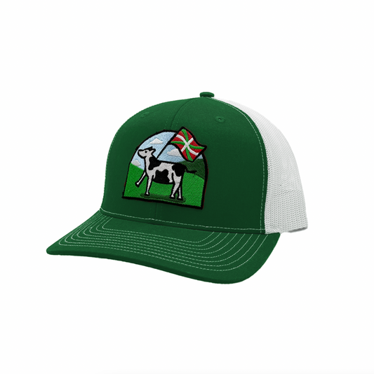 Basque Cow Mesh Trucker Hat